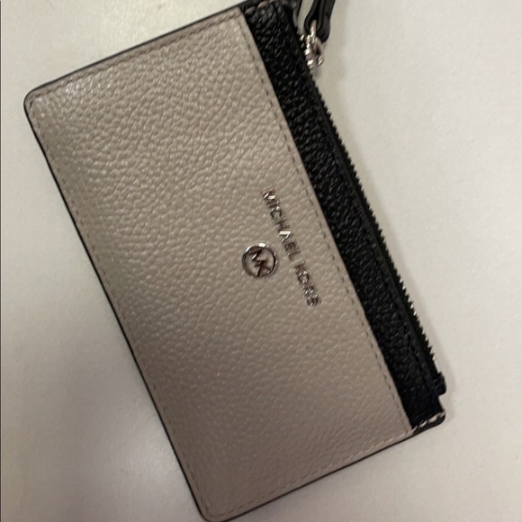 MK grey and black slim card holder! Has a spot or two of west but good condition - Picture 1 of 3